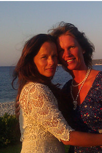Malin och Carina, Ilalyssos beach, Rhodos 2012