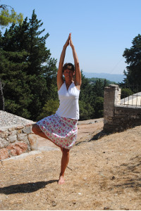 Yoga på Rhodos sommaren 2013