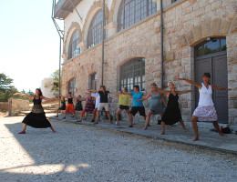 Yoga med Malin Berghagen - Rhodos 2012